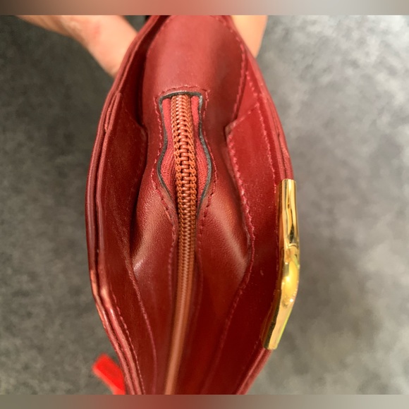 CARTIER Burgundy Vintage Clutch - Picture 10 of 16